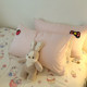 Large version of cartoon cute towel embroidery four-piece set student dormitory household washing cotton sheet quilt cover pillowcase three-piece set