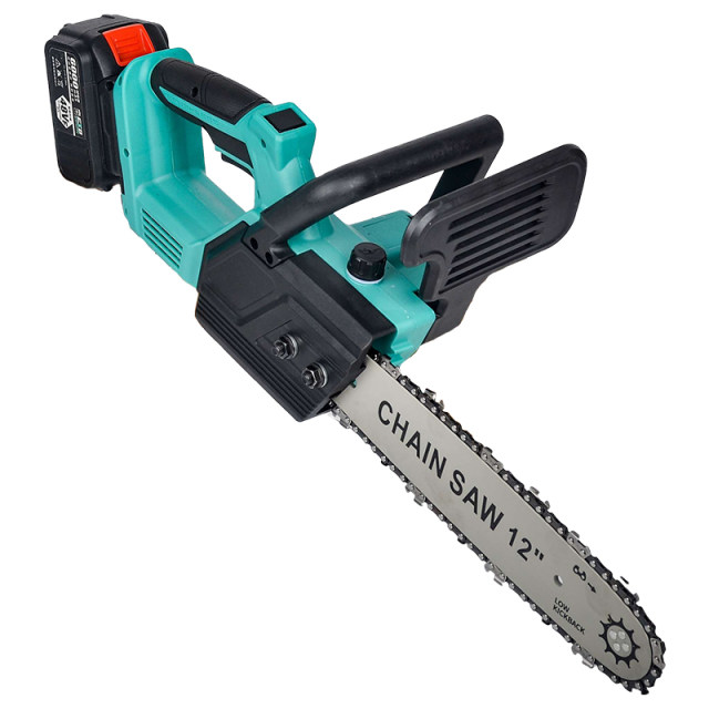 Rechargeable electric chain saw for household use 12-inch high-power handheld outdoor brushless adapter for Dayi battery lithium-ion logging saw