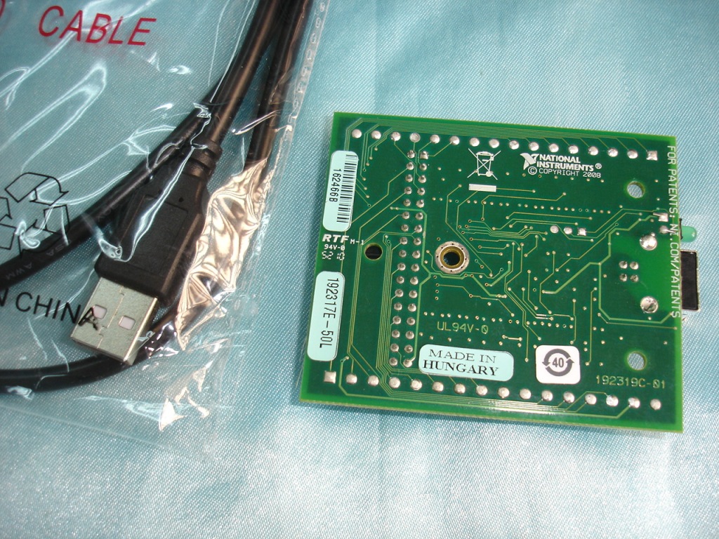 미개봉 새상품 미국 NI USB-6501OEM 192317-50 USB 디지털 I|O 장치