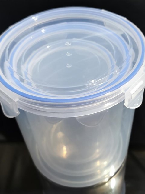 Sealed jar round plastic transparent food grade PP thickened rectangular fresh-keeping box mixed grain storage box nuts