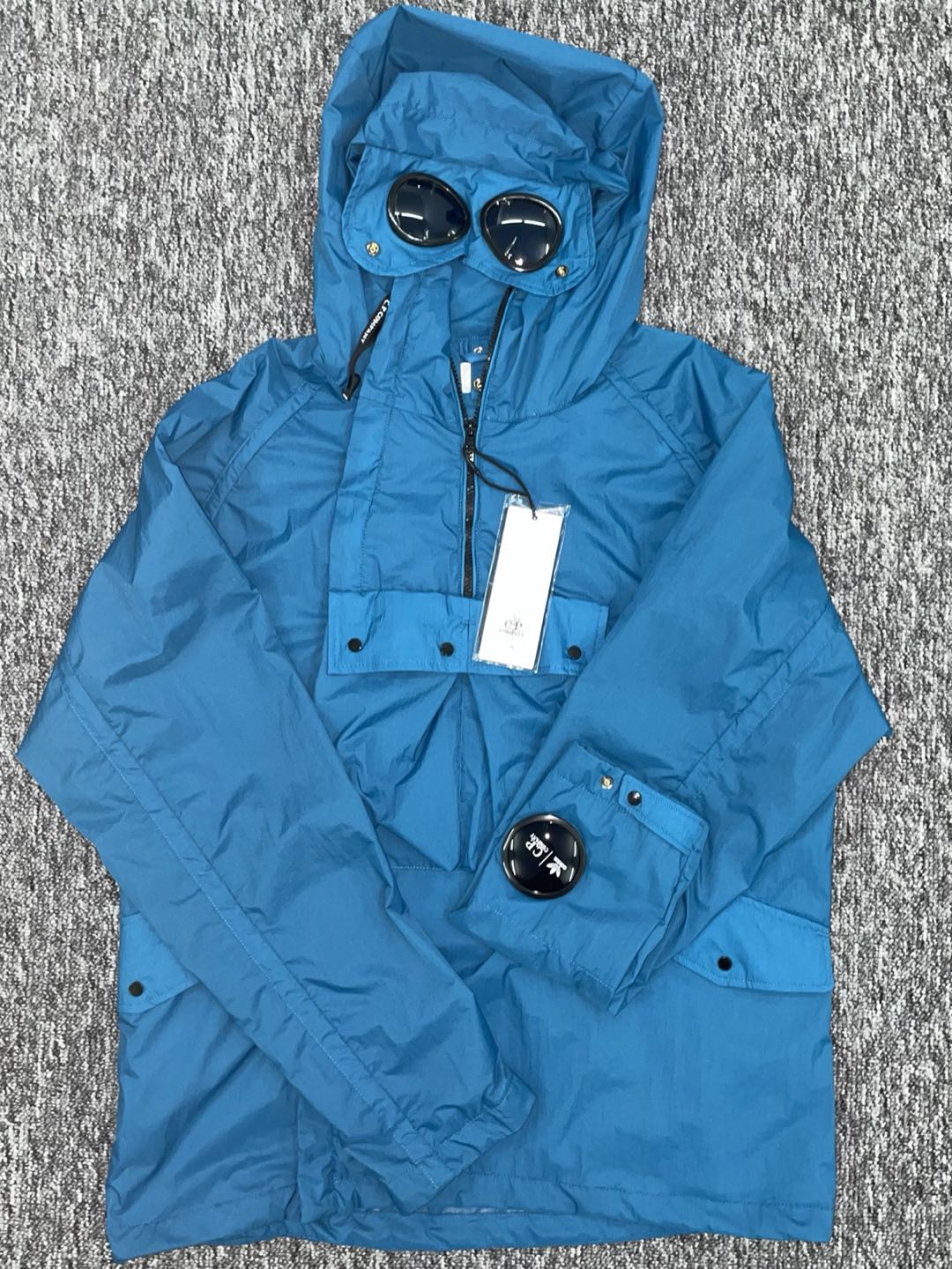 CP21SS AUTUMN AND WINTER NEW MULTI-POCKET LOOSE HOODED WINDBREAKER FUNCTIONAL JACKET MEN AND WOMEN COUPLES THE SAME SPOT GLASSES