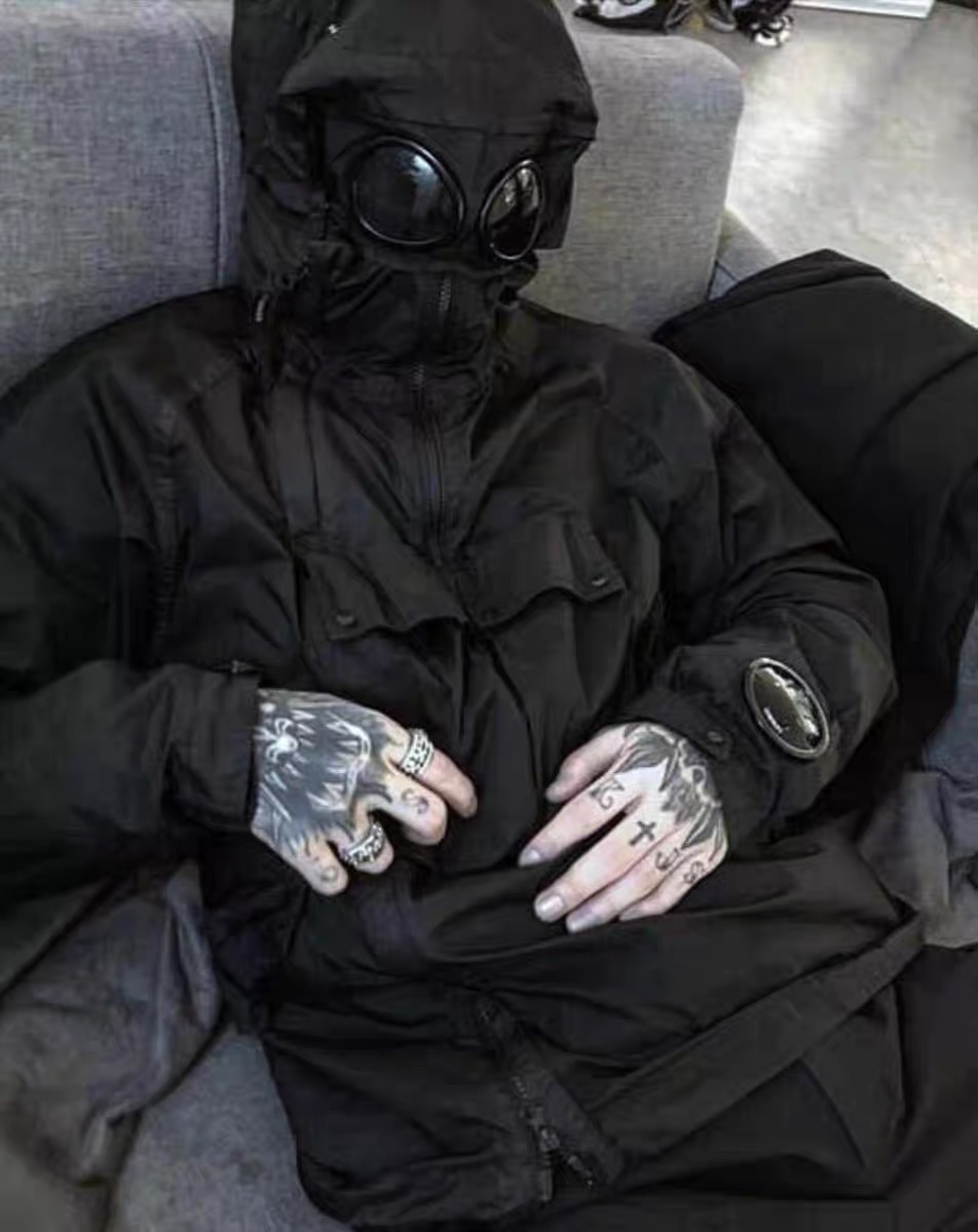 CP21SS AUTUMN AND WINTER NEW MULTI-POCKET LOOSE HOODED WINDBREAKER FUNCTIONAL JACKET MEN AND WOMEN COUPLES THE SAME SPOT GLASSES