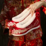 Обувь, ханьфу, флисовые высокие универсальные демисезонные туфли