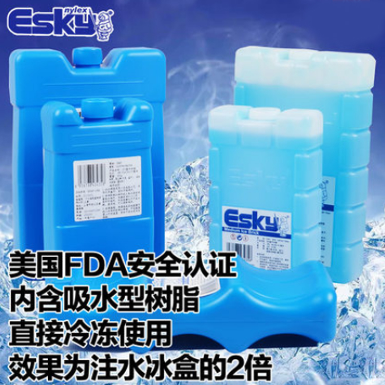 Оригинальный вентилятор кондиционера ESKY, ледяная доска ice crystal, ледяной кирпич, ящик для льда, аксессуары для инкубатора, охлаждение продуктов, для сохранения свежести, холодильное оборудование, портативный Изображение 1