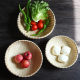 Bamboo weaving dustpan round cat nest farmhouse bamboo products storage basket household bamboo sieve fruit basket drain and wash vegetables round basket
