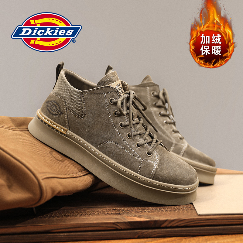 DICKIES COTTON SHOES MENS WINTER NORTHEAST FLEECE THICKENED SNOW BOOTS MENS CASUAL SHOES MARTIN BOOTS MENS SHOES BOOTIES