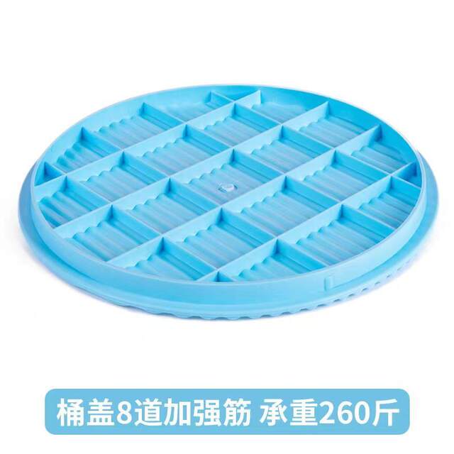 Bucket stool thickened plastic with lid can be seated storage bucket Kindergarten bucket Handheld fishing bucket Bathing bucket Storage bucket