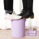 Bucket stool thickened plastic with lid can be seated storage bucket Kindergarten bucket Handheld fishing bucket Bathing bucket Storage bucket