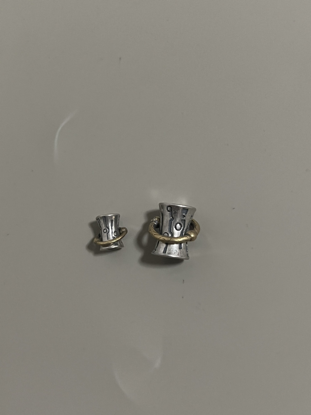 [부속품] 유성통구슬 작은 허리통구슬 대사이즈 약 7MM 소사이즈 약 5MM 약 S