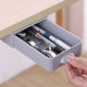 Small drawer-type pencil case under the table Japanese-style markless paste hidden box handle private money storage box