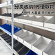 Special sorting of cartons for shelves and cartons, e-commerce warehouse parts and warehouses, double-layer super hard storage box customized