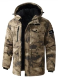 Зимняя камуфляжная водонепроницаемая флисовая куртка, штаны для работы, увеличенная толщина