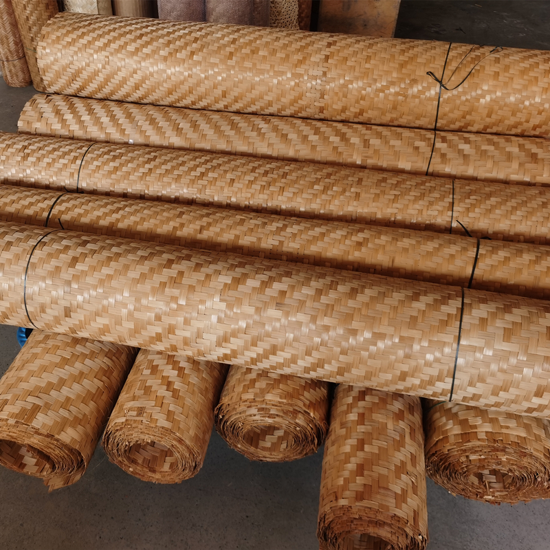 CARBONIZED DECORATION: BAMBOO MAT CEILING BACKGROUND WALL B&B HOTEL RESTAURANT TEA ROOM RETRO HANDMADE BAMBOO STRAW MAT DECORATION
