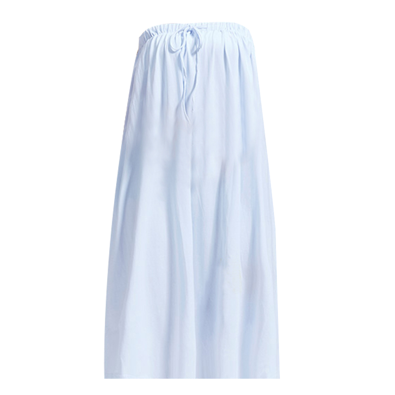 BEAUTY SALON BATH SKIRT SPRING AND SUMMER HOTEL SOLID COLOR BATHROBE SAUNA STEAM HEALTH CLUB WOMENS BATHROBE PURE COTTON