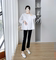 PREGNANT WOMEN SPRING SUITS LONG-SLEEVED SHIRTS FASHIONABLE TEMPERAMENT SPRING TOPS LOOSE BELLY COVERING CASUAL SPRING AND AUTUMN TWO-PIECE SETS