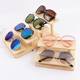 Solid wood glasses sunglasses display rack counter pine multi-layer sunglasses display table bracelet ring accessories placement rack