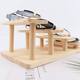 Solid wood glasses sunglasses display rack counter pine multi-layer sunglasses display table bracelet ring accessories placement rack