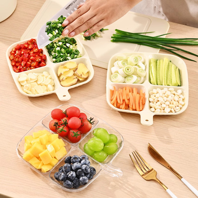 Prepare dish wall-mounted hotpot dish soy sauce dipping sauce side dishes storage kitchen tableware side dishes small dish HHT