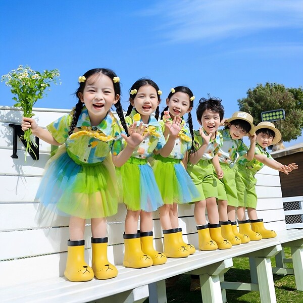 我是小芽芽六一儿童节演出服小种子表演服幼儿园运动会啦啦队班服 — 4