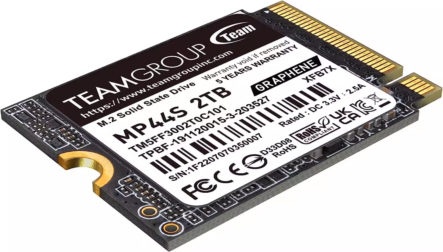 TEAMGROUP MP44S 2T 1TB는 STEAMDECK ROG 핸드헬드 2230 솔리드 스테이트 드라이브를 지원합니다