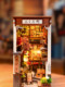 Rolife Ruolai Lou Sakura Town Bookstore Secret Realm Handmade Bookstop Stand Plug Model Diy Holiday Gift Women