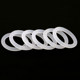 5mm wire diameter O-type sealing ring high temperature resistant waterproof silicone ring non-toxic leakage-proof silicone pad outer diameter 16-200mm
