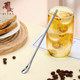 Ins style exquisite stainless steel mini cute coffee spoon 7.5CM6.5 special small