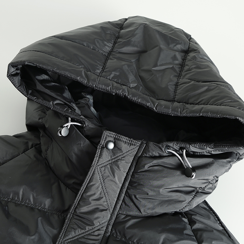 FOREIGN TRADE MENS CLOTHING FACTORY FIRST-LINE CUT LABEL TAIL SINGLE EXPORT WINTER SHORT HOODED WHITE DUCK DOWN JACKET WARM JACKET
