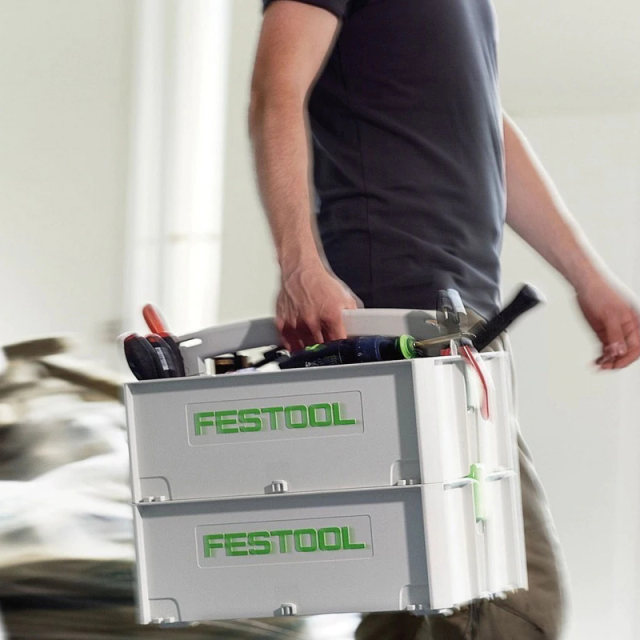 FESTOOL费斯托工具箱多功能组合式户外车载家用五金零配件收纳盒