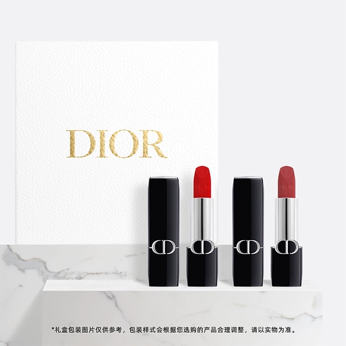 Dior, подарочная коробка, бархатная помада