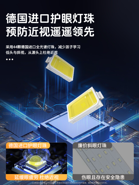 智能台灯护眼学习专用防近视儿童宿舍学生阅读写字全光谱超长续航