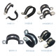 304 stainless steel adhesive strips adhesive strip clamp R type clamp fixing clamp cable clamp clamp hose double rivet