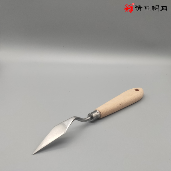 清风明月DIY珐琅彩画景泰蓝金丝沙画掐丝画不锈钢多型号专用铲刀