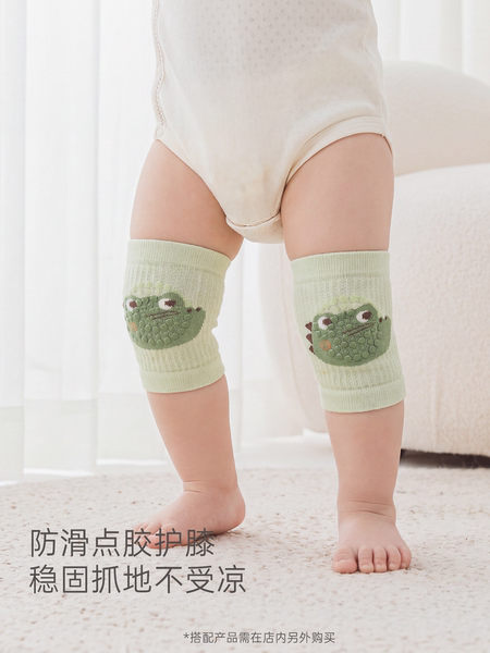 木生棉宝宝学步防摔神器四季婴幼儿护腿护具膝盖爬行防滑护膝护垫 — 4