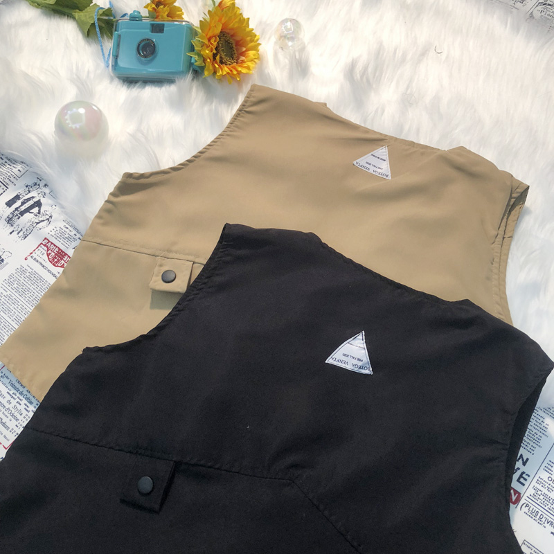 CUSTOM CHILDRENS VEST MULTI-POCKET TACTICAL COAT MEDIUM AND LARGE CHILDRENS WORKWEAR PRINTED STREET DANCE HIP-HOP VEST PRINTED LO