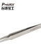 Taiwan Baogong Pro skirt TZ-116 stainless steel anti-magnetic flat mouth tweezers flat head tweezers (120mm)