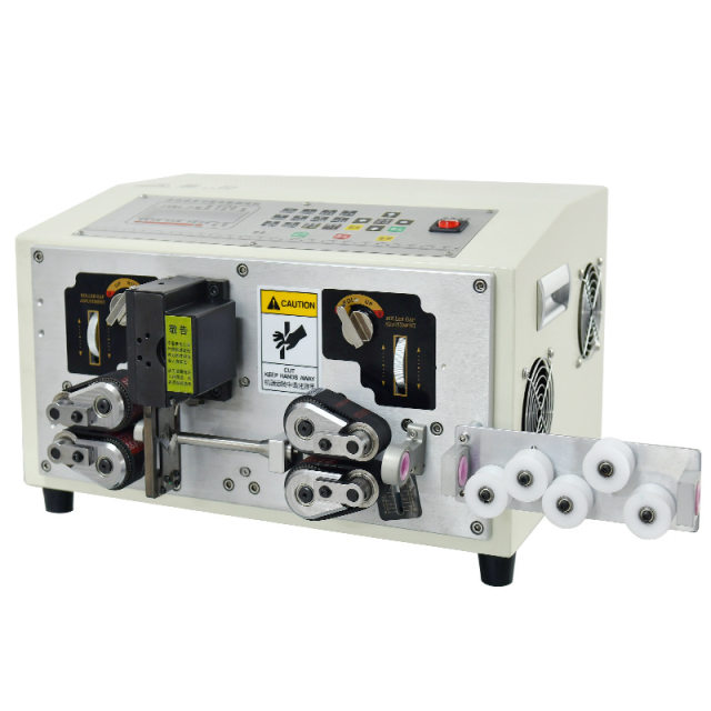 Manufacturer fully automatic computer wire stripping machine High-precision pulley wire cutting machine Wire cutting machine Wire peeling and lower wire cutting machine