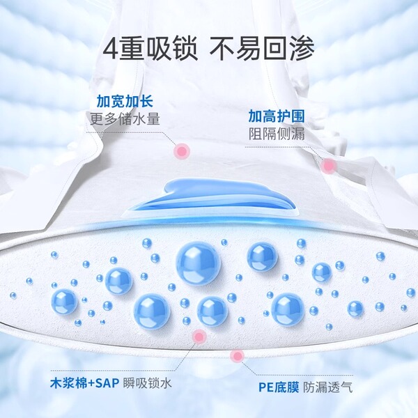 子初产褥期卫生巾产后专用排恶露产妇姨妈巾月子超长夜用大号加长 — 4
