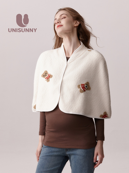 unisunny月子披肩孕妇产妇产后坐月子空调护肩保暖哺乳喂奶坎肩