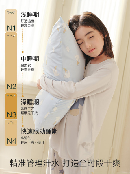 【朱丹推荐】likeuu儿童睡衣男女孩家居服2026新款亲子莫代尔睡裙 — 3