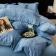 New Washed Tennis Four-Piece Silk Skin-Friendly Comfortable Quilt Cover Bedding Sheets High-Pretty Summer Bedding Wholesale