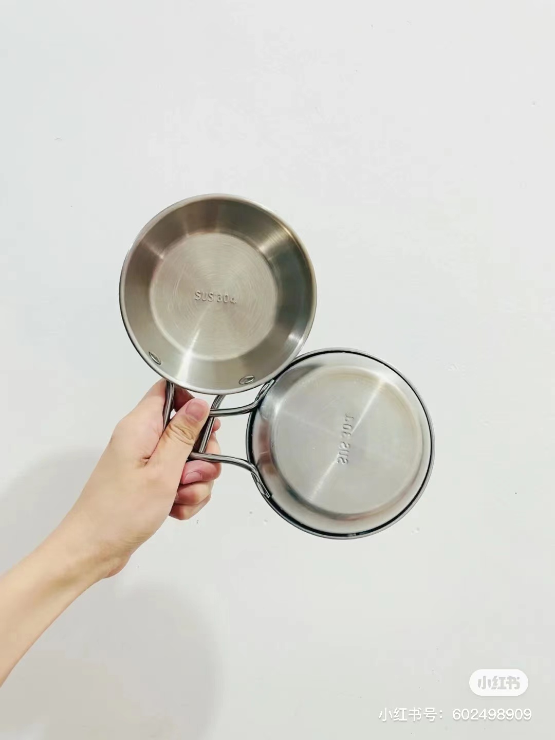 수출주문  몇 개 더 비축하는 것이 좋습니다  304 스테인리스 막걸리 그릇 손잡이와 음식 준비 접시