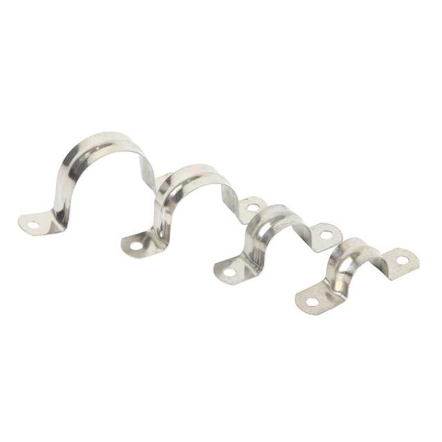 Chaoyu 304 stainless steel riding card u type snap tube card Ohmka fixed water pipe clamp line card 201 saddle card