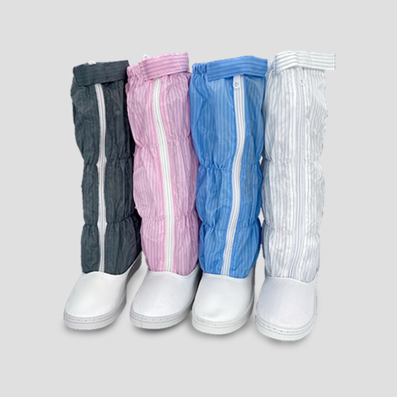 ANTI-STATIC LONG TUBE SHOES SOFT SOLE ANTI-STATIC DUSTPROOF UNI BREATHABLE ELECTRONICS FACTORY WORKSHOP ANTI-ODOR DUST-FREE SHOES