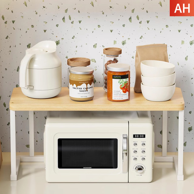 Kitchen microwave oven storage rack Oven storage rack Countertop table rice cooker stand simple home debris
