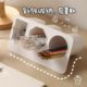 Table-side sticking makeup brush storage pen holder desktop storage box stationery wall-mounted student pen box multi-function pen bucket