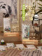 Panda Countdown Desk Calendar Handmade DIY Wooden Calendar Customized Chinese Ancient College Entrance Examination Desk Calendar Customized 25 New Style Company Enterprise Customized Forgettable Snake Year Calendar Desktop Ornaments