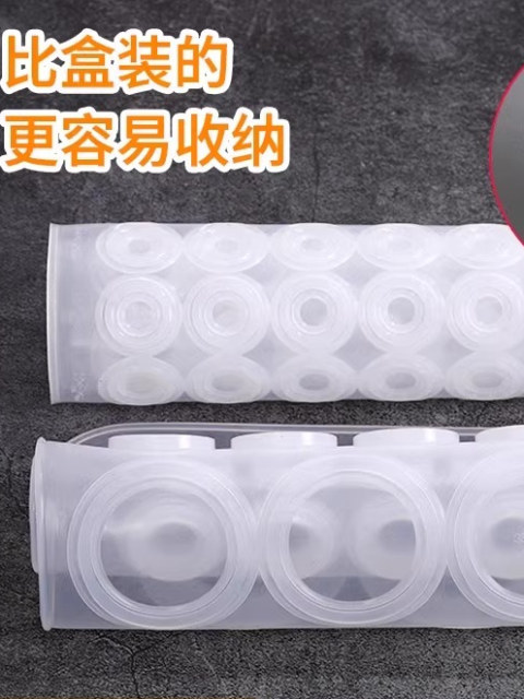水龙头白色硅胶密封圈o型圈橡胶垫片防水堵漏耐高温水管螺丝胶圈