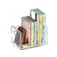 Desktop book stand acrylic bookshelf transparent student book desk storage rack office dormitory file storage rack