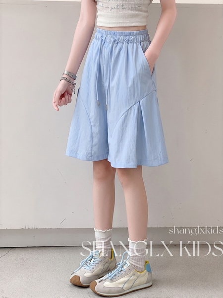 女童裤子夏薄款阔腿裤冰丝速干超好看炸街青少年女孩2026新款夏季 — 5